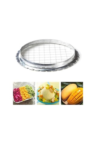 Honmex Çelik Mutfak Aleti: Yumurta, Sebze Ve Salata Kesici - Hassas Dilimleme, Dayanıklı Tasarım Gümüş