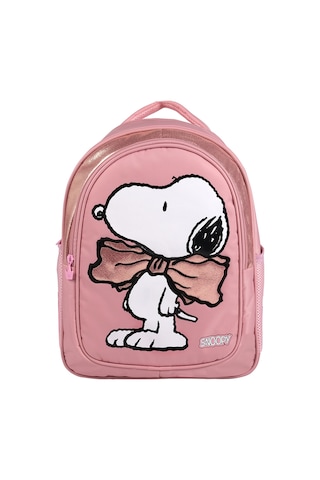 Lisanslı Bowtie Pembe Orijinal Anaokulu Çantası Pembe
