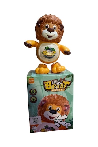 21 Cm Sesli Işıklı Dans Eden Sevimli Aslan 3103 Aslan