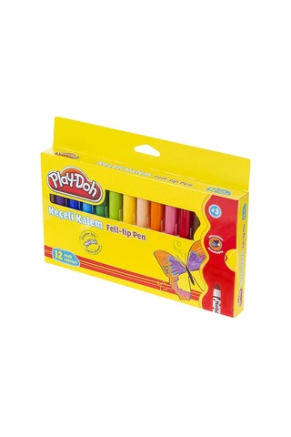 Play-Doh 12 Renk Keçeli Kalem 8 Mm Ke008