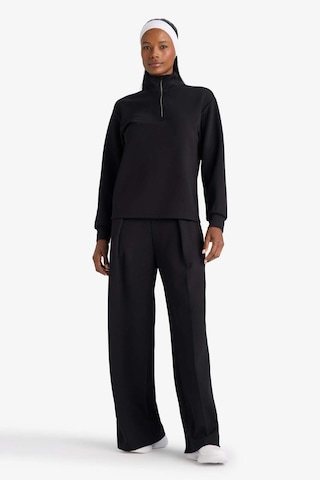 Defacto Wide Leg Geniş Paça Standart Boy Modal Eşofman Alt F8429ax26spbk81 Siyah-bk81