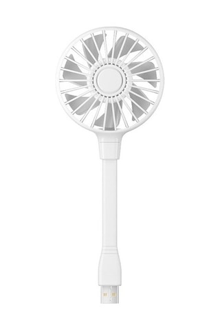Usb Fan Mini Fan Kuğu Boyunlu Esnek Soğutma Fanı Taşınabilir Fan Dizüstü Bilgisayar Mobil Bilgisayar Ev Ofis Beyaz 1685 Renkli