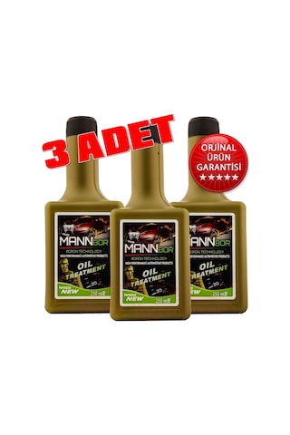 Mann Nano Teknolojili Motorkoruyucu Bor Yağ Katkısı 250Ml 3 Adet