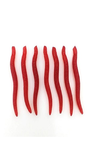 20 Adet-kokulu-silikon Balık Yemi-gerçek Görünümlü-yapay Solucan