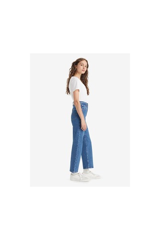 Levi's Ribcage Straight Kadın Jean Pantolon - Jazz Pop-2653 Med İndigo - Worn İn