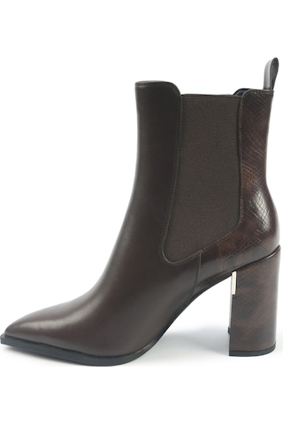 Nine West Fabıola 5pr Kahverengi Kadın Topuklu Bot 000000000102036872 Kahverengi