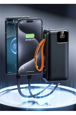 Kendinden Kablolu 30.000 Mah Powerbank