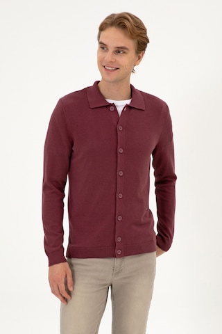 U.s. Polo Assn. Erkek Plum Hırka Triko 50313690-vr177 New Plum