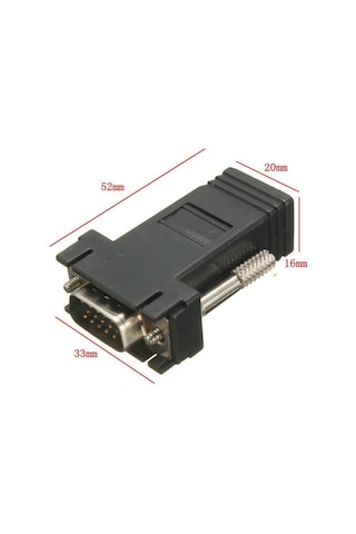VGA - RJ45 Ekleme Ek 30 Metre Uzatıcı CAT Kablo Monitör Extender
