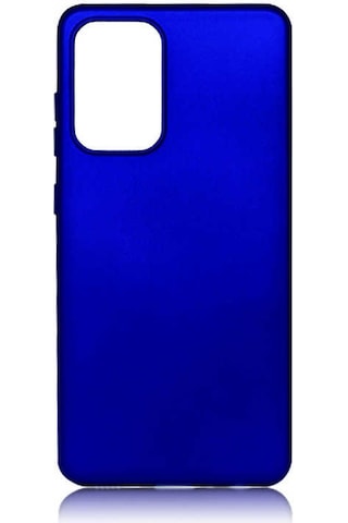 Samsung Uyumlu Galaxy A72 Kılıf Zore Premier Silikon Kapak Saks Mavi