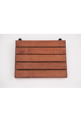 Ahşap Metal Katlanır Duş Oturağı Kapı Önü Balkon Dar Mekanlar Içi