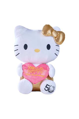 Elinde Işıltılı Kalp Taşıyan Hello Kıtty