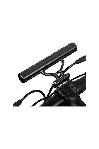 Lemestar Alüminyum Çelik Bisiklet Manubrium Uzatıcı: Fener, Sayaç Ve Aksesuar Tutucu - Siyah 109g Siyah