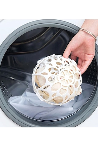 3 Parça Sütyen Ve Çamaşır Yıkama Topu Pratik Plastik Iç Çamaşır Yıkama Topu Renkli