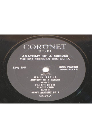 Anatomy Of A Murder - Soundtrack 33 LP Albüm