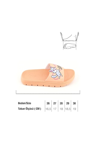 Gezer Kız Çocuk Yazlık Cat Lady Pu Rahat Taban Ev Banyo Havuz Plaj Terlik Yavruağzı