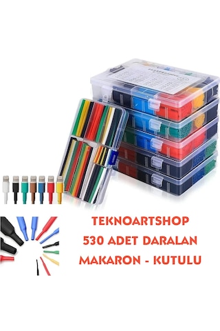 Teknoartshop 530 Parça Kutulu Makaron Seti