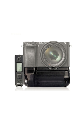 Sony A6500 için Meike Mk-A6500 Pro Battery Grip + Zaman Ayarlı
