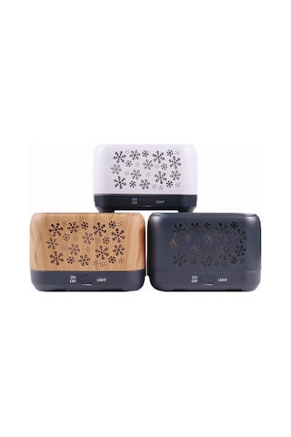 Masaüstü 3d Simülasyon Alev Tütsü Füme Makinesi Nemlendirici, Renk: Beyaz Abd Tak