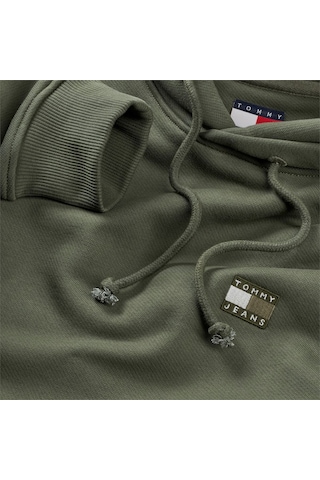 Tommy Hilfiger Tjm Reg Badge Hoodıe Ext Erkek Yeşil Kazak - Dm0dm20258 Yeşil