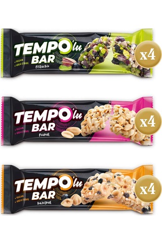 Tempolu Bar Karma Kutu X 12 Adet 3 Çeşit