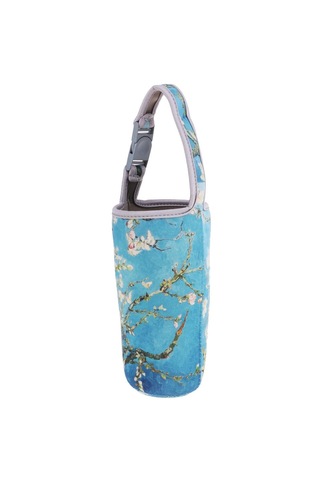 Homyl Bardak Taşıyıcı Tutucu Kılıfı Için 30 Mavi-çiçek Mavi Çiçek