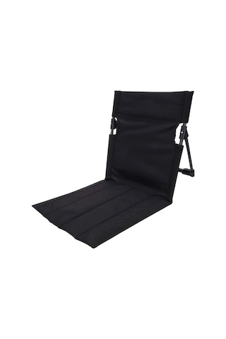 Dashanshop 1 Adet Siyah Ultra Hafif Tasinabilir Katlanir Sandalye Kamp Plaj Bahce Icin Oxford Bez Aluminyum Boru Siyah