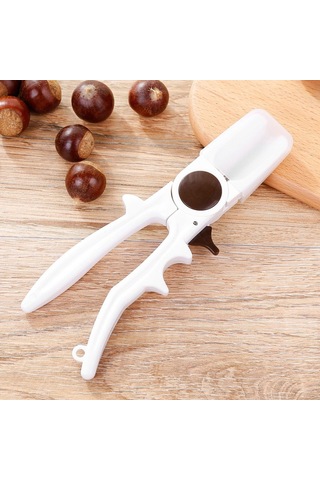 Kestane Soyucu Kestane Sheller Yaratıcı Kestane Açıcı Soyma Makinesi - Beyaz Çok Renkli