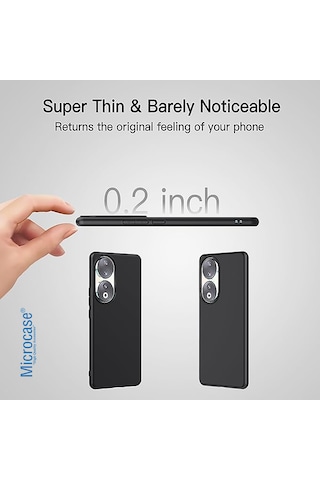 Honor 90 Elektrocase Serisi Silikon Kılıf - Siyah Al3340