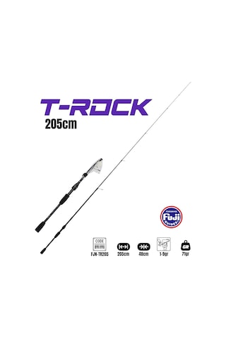 Fujin T-rock 205cm 1-9gr Teleskopik Lrf Kamışı 205 Cm