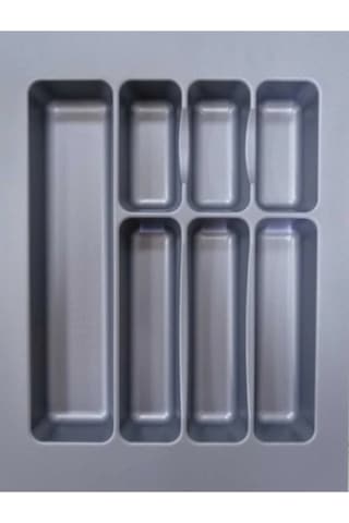 37/49 Cm 2'li Takım Cekmece Içi Kasıklık Ve Kepçelik Grı 30/40 Cm Kadar Kesılebılır 