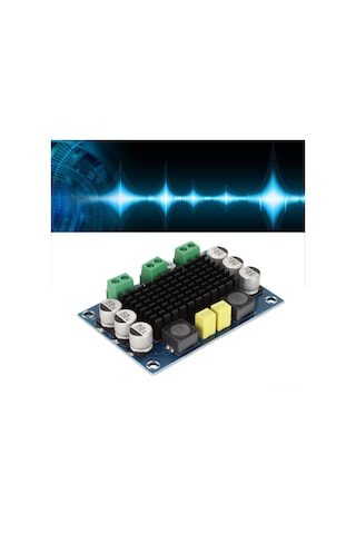 Fosenze Tpa3116d2 Tek Kanal Dijital Güç Amfi Kartı Dc12-26v 100w Dıy Ses Sistemi Bileşeni Yüksek Verimli Isı Dağıtımı