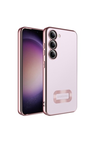 Galaxy S23 Plus Kılıf Kamera Korumalı Logo Gösteren Zore Omega Kılıf