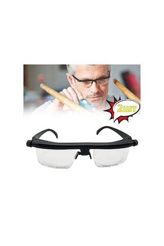 Vkemall Ayarlanabilir Odaklı Okuma Gözlüğü -6.0 +3.0 Diyoptri İle Net Görüş