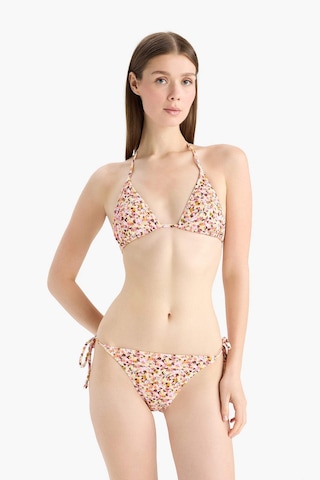 Defacto Regular Fit Çiçekli Bürümcük Üçgen Bikini Üstü-fall İn Love E2576ax25smrd194 Kırmızı