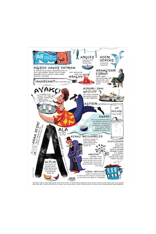 Anason İşleri A Harfli. Poster 50x70cm