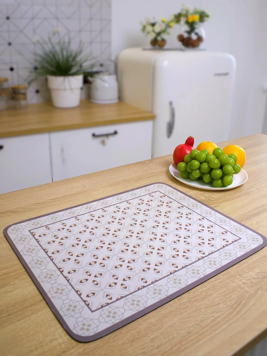 Kenıka 40x50 Emici Nano Bulaşık Kurutma Matı 265344574 Açık Leylak