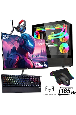 Izoly Ragnarok i7-12700F 32 GB 1 TB NVMe SSD 8 GB RTX3070 24" Free Dos Masaüstü Oyuncu Bilgisayarı