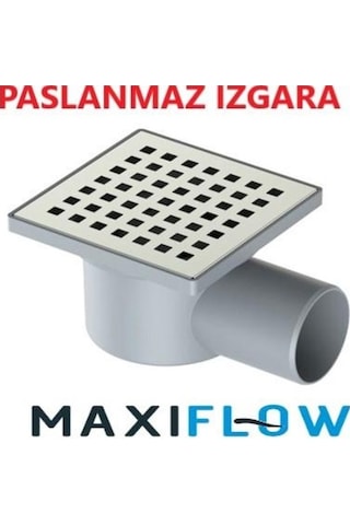 Maxiflow 10x10 Q50 Yandan Çıkışlı Yer Süzgeci (327020221)