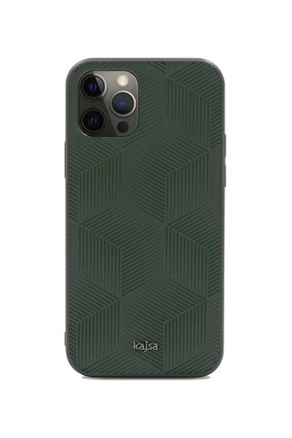 Kajsa Apple Uyumlu iPhone 12 Pro Max Kılıf Kajsa Splendid Serisi 3D Cube Kapak ZORE-219010