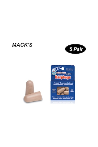 Vkemall Mack's 5 Çift Köpük Gürültü Engelleme Kulaklık: Uyku, Çalışma, Seyahat İçin Profesyonel 30db Zırhlama - Şampanya Rengi