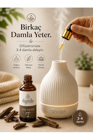 Biodamla Natural Udi Hindi Yağı 100 Ml