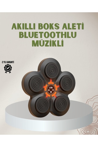 Bluetoothlu Akıllı Boks Antrenman Cihazı Işıklı Hedefli Kardiyo Ve Fitness Aleti - Lisinya Çok Renkli