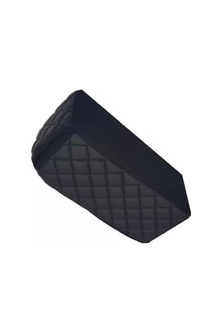 Araba Oto Kolçak Sünger Kolçak Kol Dayama Baklava Desen Siyah Deri Siyah Desen