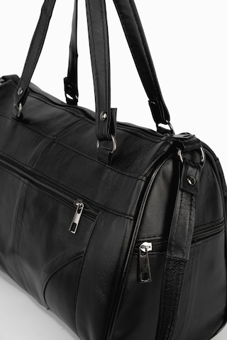 Westbag Hakiki Deri Lüks Kol Omuz Askılı Çapraz Postacı Çok Gözlü Çanta Siyah