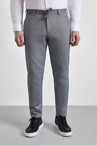 Süvari Siyah Slim Düz Jogger Pantolon Pn2020500765-s09