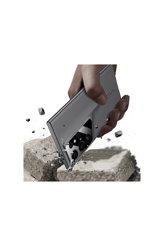 Galaxy Uyumlu S23 Ultra Kılıf Ultra İnce Kamera Korumalı Sert Rubber Procase Kılıf