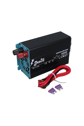 Orbus Orb600m Dc 12v - 220v Ac 600w/1200w Modified Sinus Sine Wave Inverter