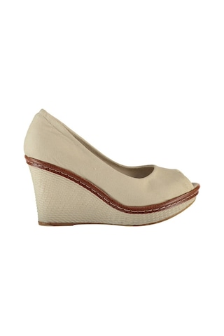 Fox Shoes Bej Kadın Dolgu 9674040305