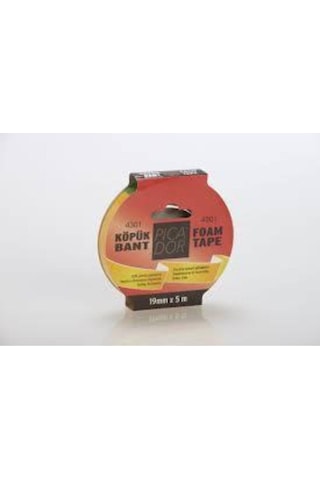 Picador Çift Taraflı Bant Köpük Rulo Askılı 19 Mm x 5 Mt